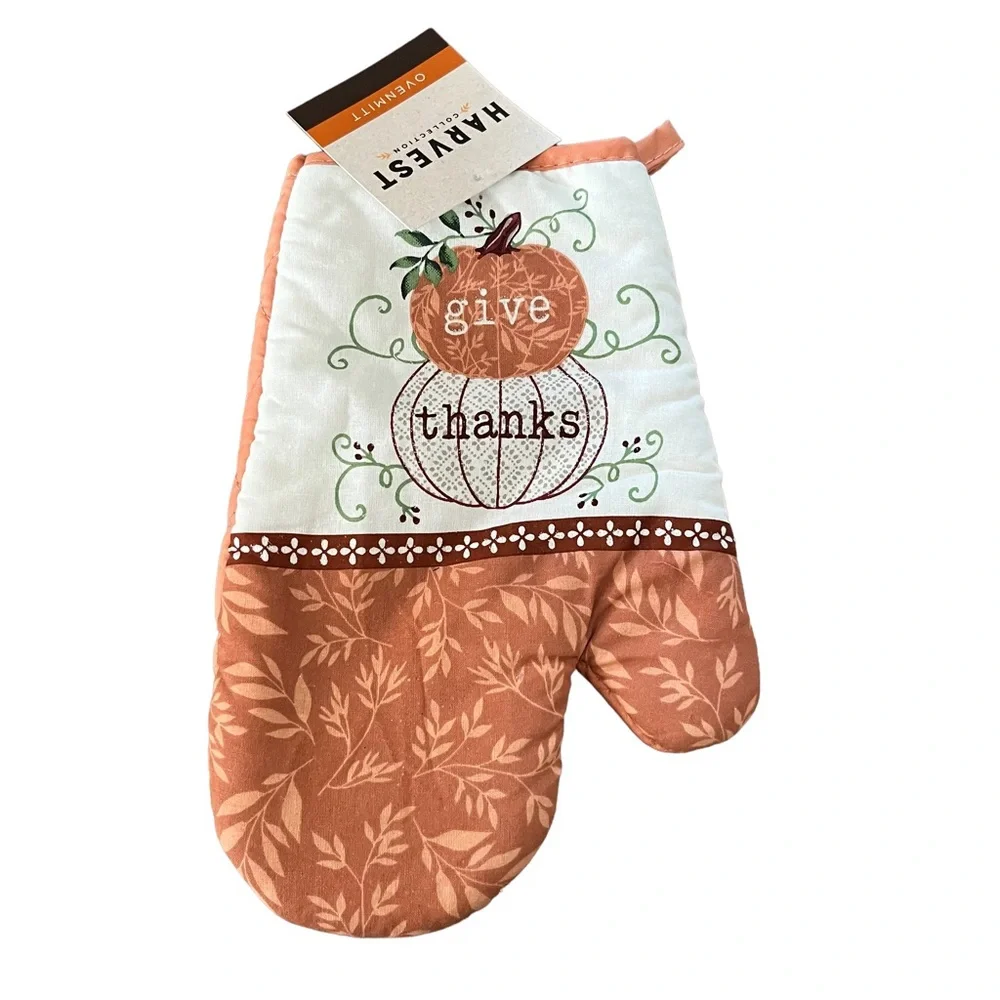 Fall Kitchen Bundle Dish Rag Oven Mitt - Picture 4 of 6